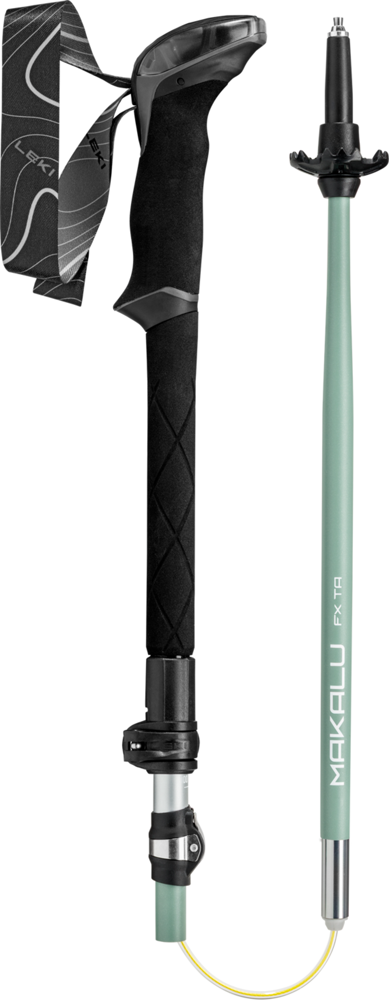 LEKI Unisex Makalu FX TA Compact Z-Pole Pair - folding Walking Hiking Trekking poles -  263g - 100-120cm - for people 4ft7 to 5ft7-2