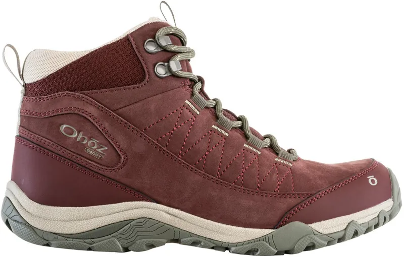 Oboz Women's Ousel Mid BDRY Waterproof Walking Boot - Port-1