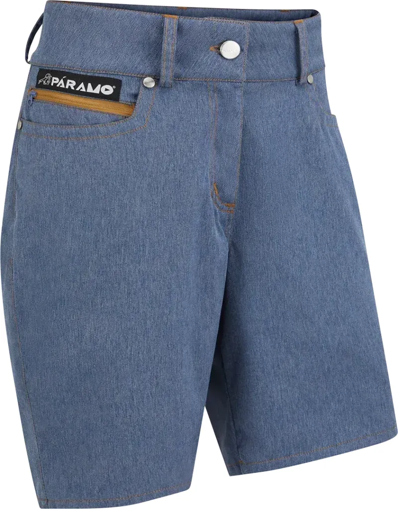 Paramo Womens Velez Walking and Travel Shorts - Cobalt Blue Fleck