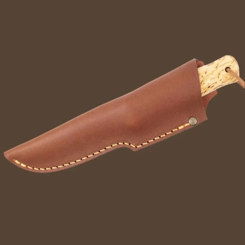 Casstrom Lars Falt Knife Curly Birch Scandi LEFT HANDED-2