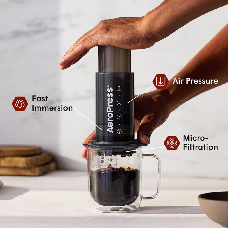 AeroPress Original Coffee Maker - filters included-4