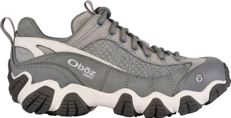 Oboz Womens Firebrand II Low BDRY Waterproof Walking Shoe - Dapple Grey-1