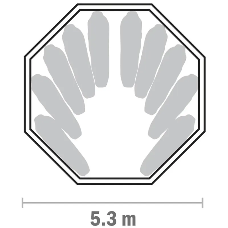 Essential Safir 9 Bundle - Tent - Floor -Stove-3