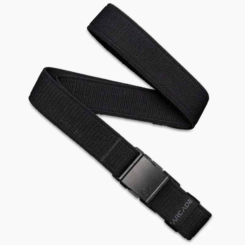 Arcade Atlas Long Black Adventure Stretch Belt Onesize