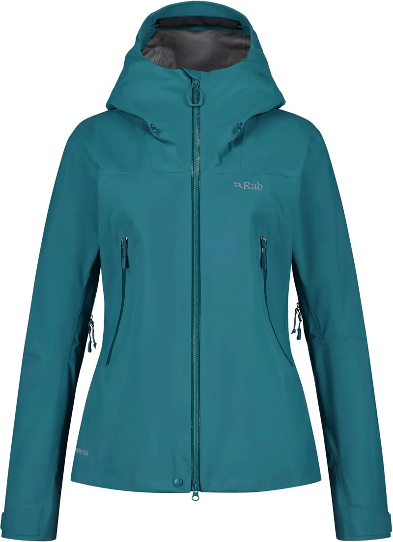 Rab Kangri GTX Women's Waterproof Gore-Tex Mountain Jacket in Marina Blue
