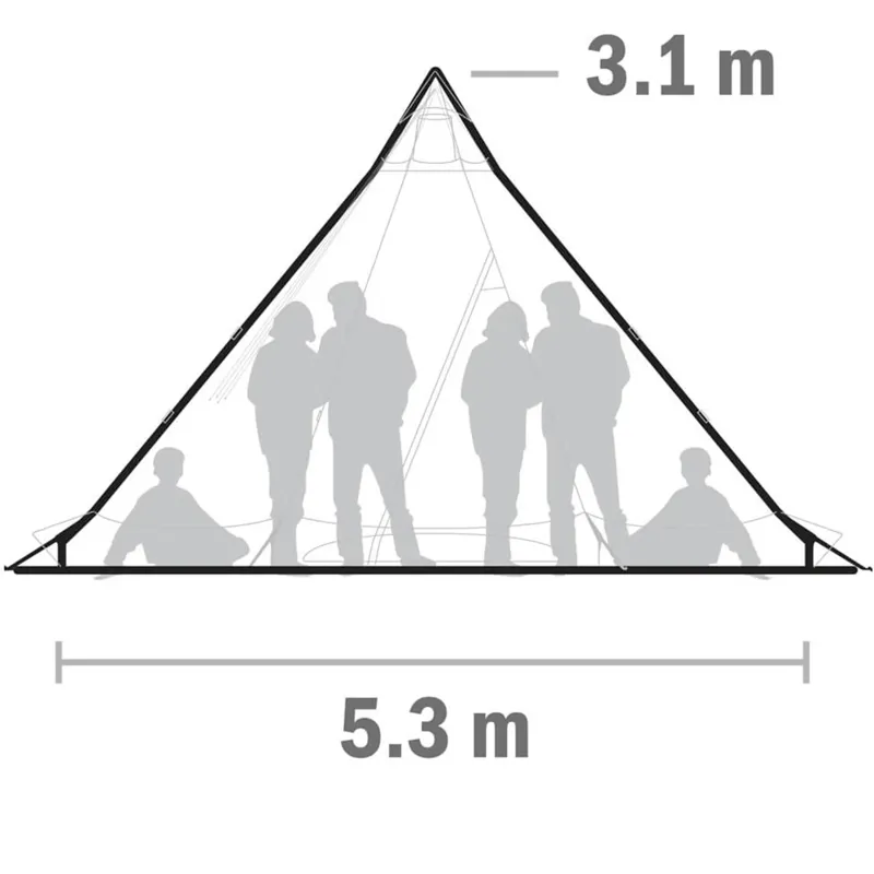 Essential Safir 9 Bundle - Tent - Floor -Stove-4