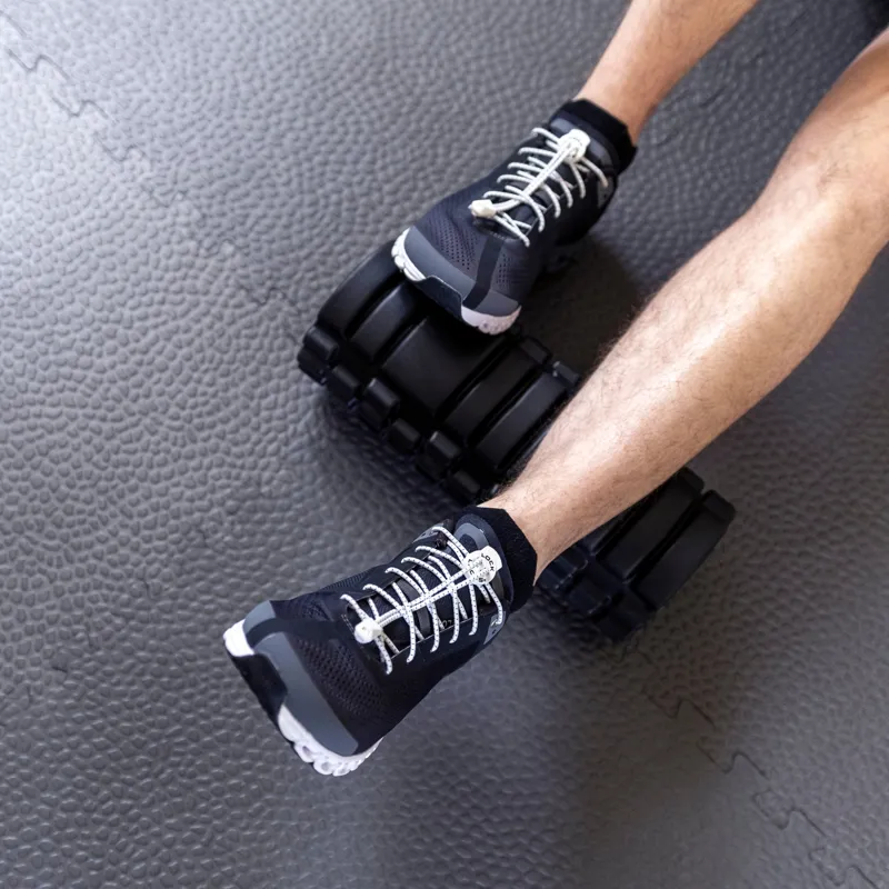 Lock Laces Original Elastic No-Tie Shoelaces 48 inch One Size Fits All - White-1