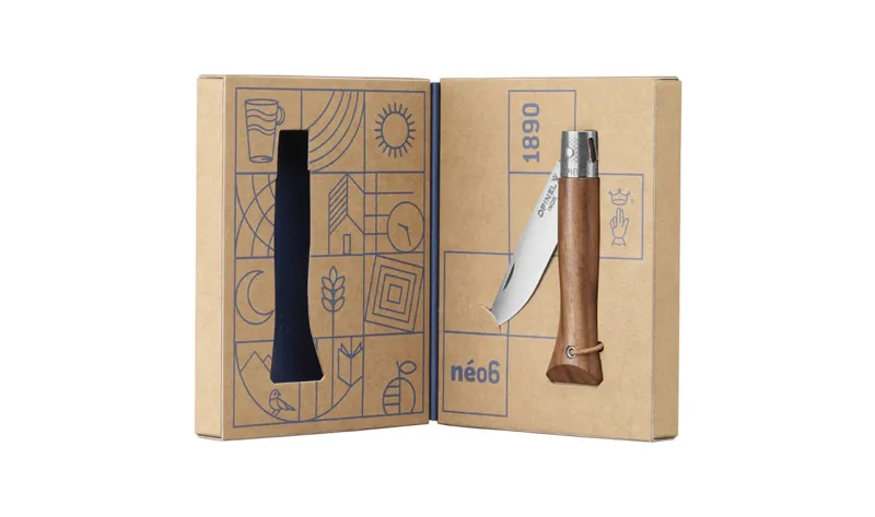 Opinel Neo6 Opiflex Knife - EDC Non Locking - Black Walnut Handle-3