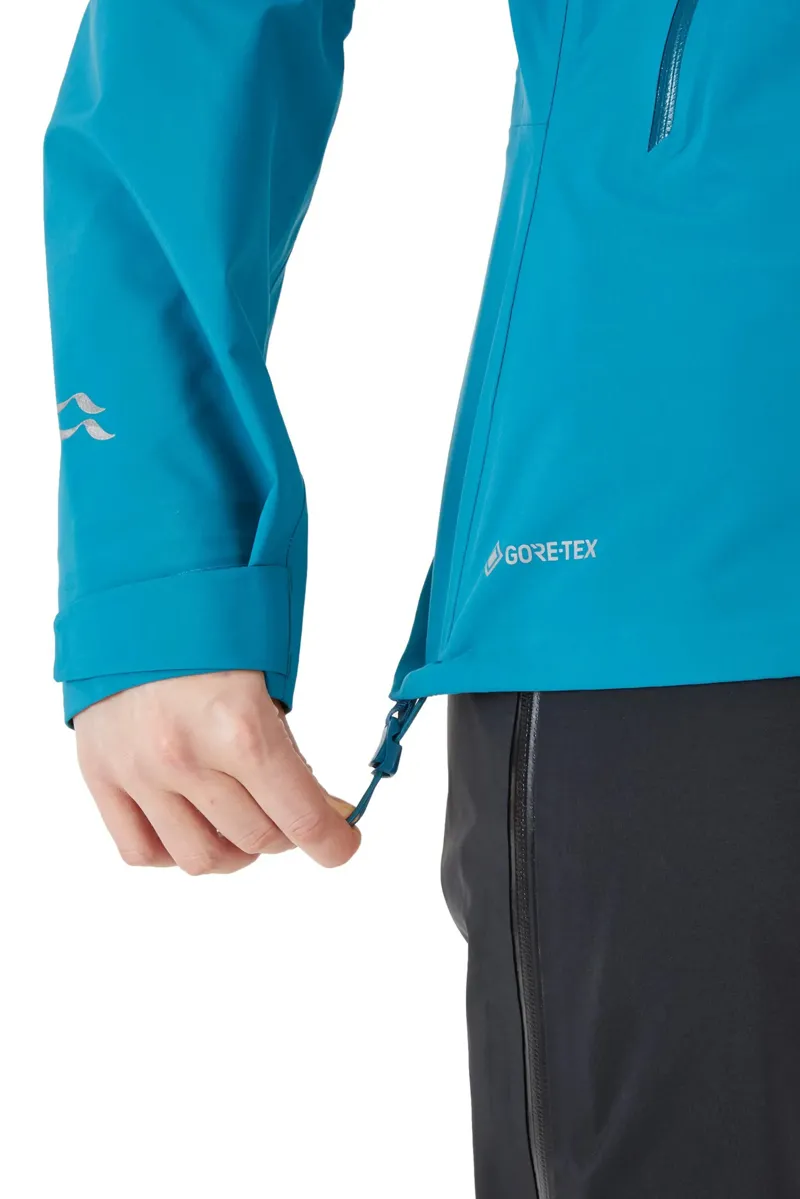 Rab Kangri GTX Women's Waterproof Gore-Tex Mountain Jacket in Marina Blue-9
