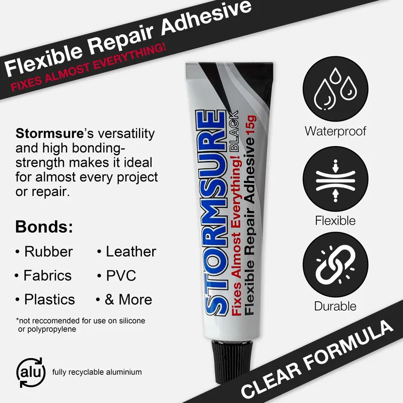 Stormsure Flexible Repair Adhesive - Black 15g-1