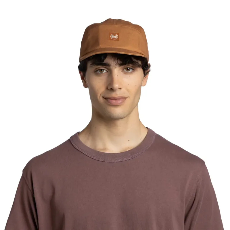 Buff 5 Panel Venture Cap Solid Camel-2
