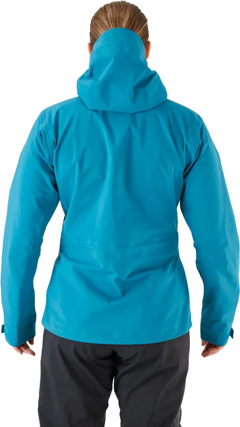 Rab Kangri GTX Women's Waterproof Gore-Tex Mountain Jacket in Marina Blue-12