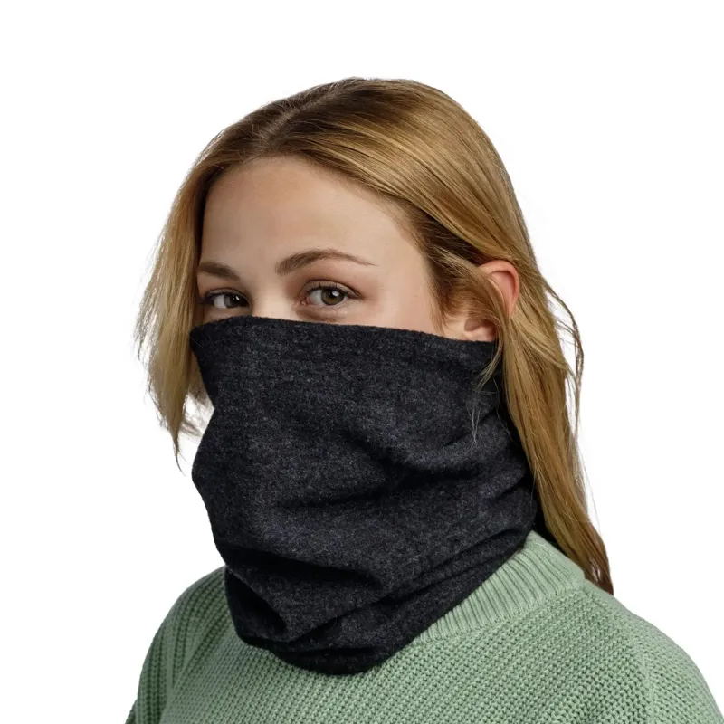 Buff Merino Fleece Solid Black-1