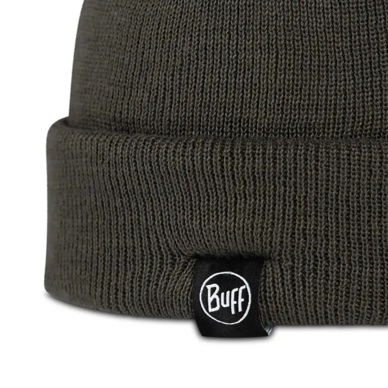 Buff Knitted Beanie Lilon Fisherman B Beetle Green-2