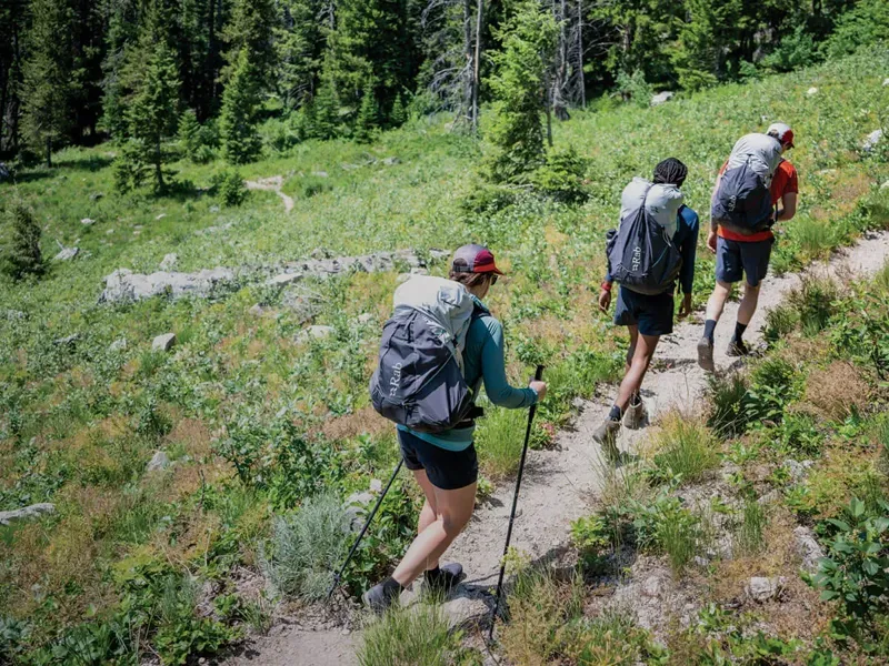 Rab Syclon XP 28ND Lightweight and Waterproof Backpack - Black/Dark Fig Green - Narrow Dimensions-11