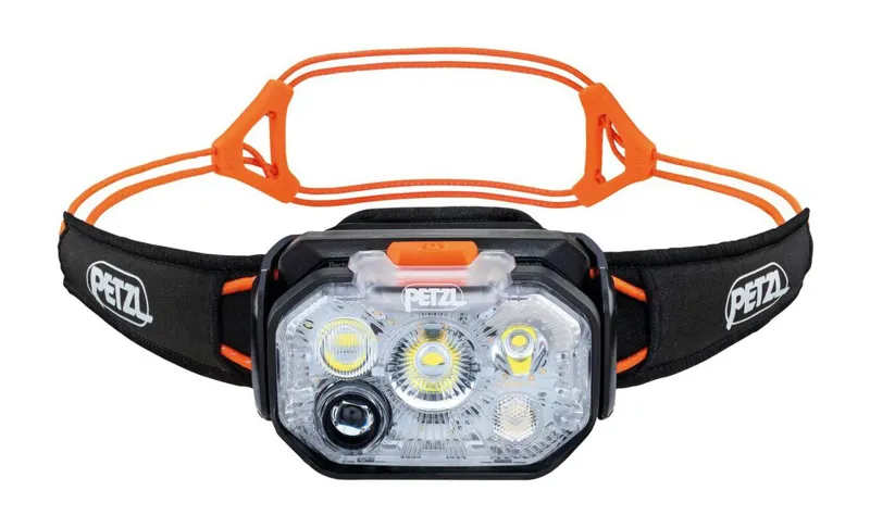 Petzl Swift RL Rechargeable and Reactive Headtorch 1200 Lumens - BLACK/ORANGE-2