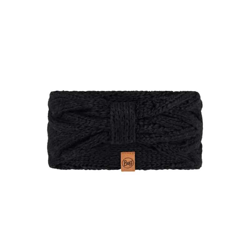 Buff Knitted Headband Caryn Black-1