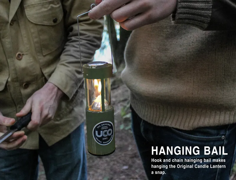 UCO Original 9 Hour Burning Candle Lantern - Volcano Red -7
