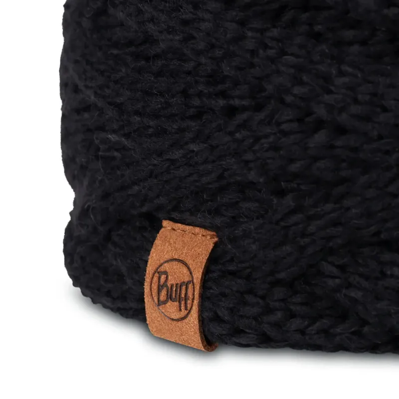 Buff Knitted Headband Caryn Black-2