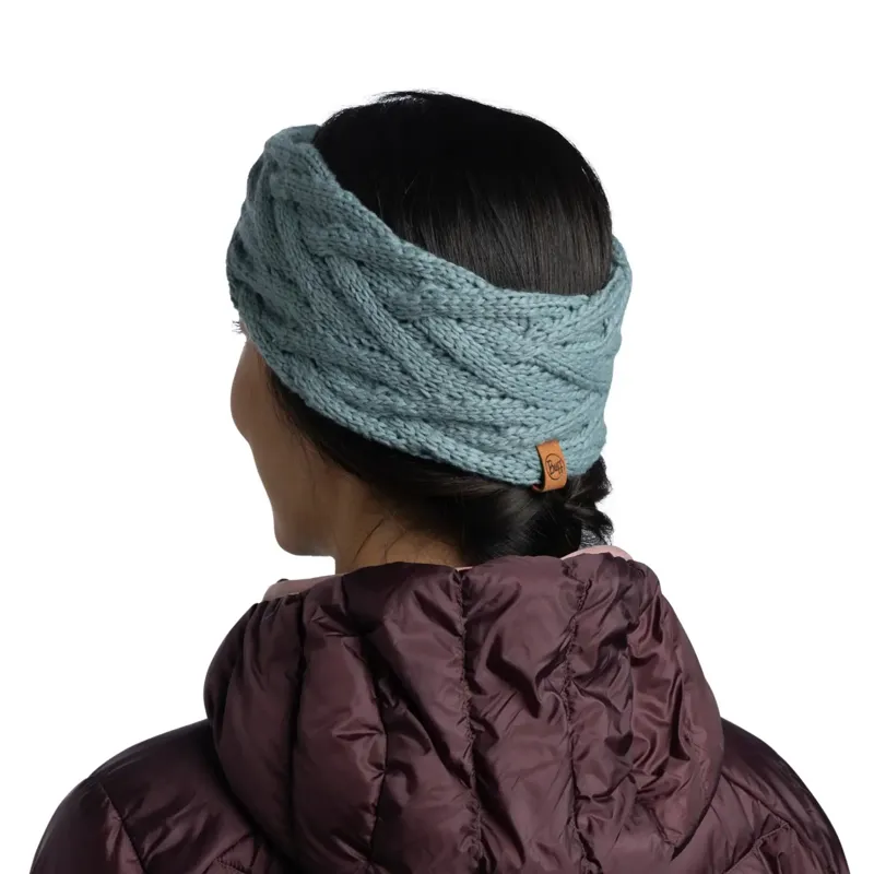 Buff Knitted Headband Caryn Blue Glass-4