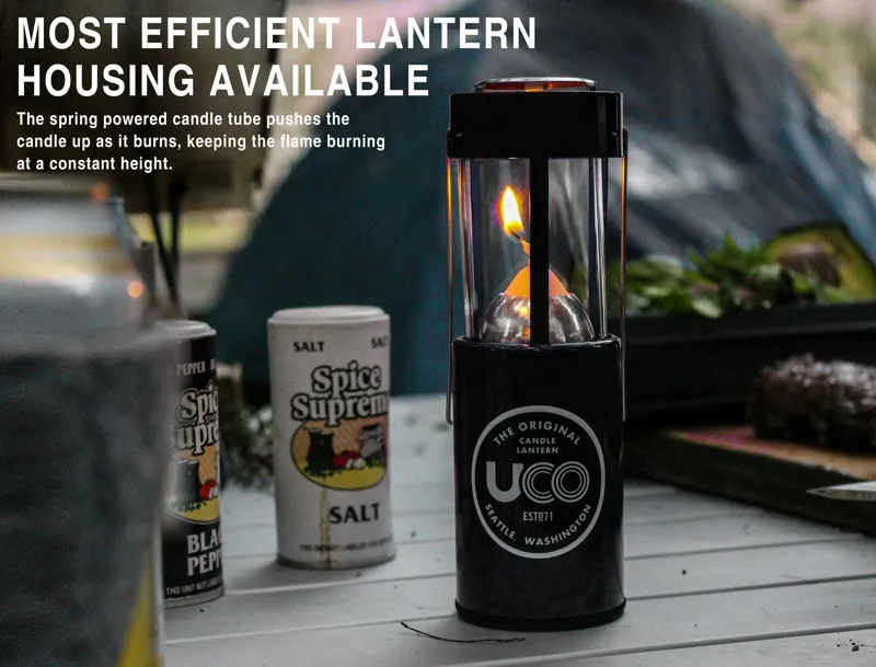 UCO Original 9 Hour Burning Candle Lantern - Forest Green-5