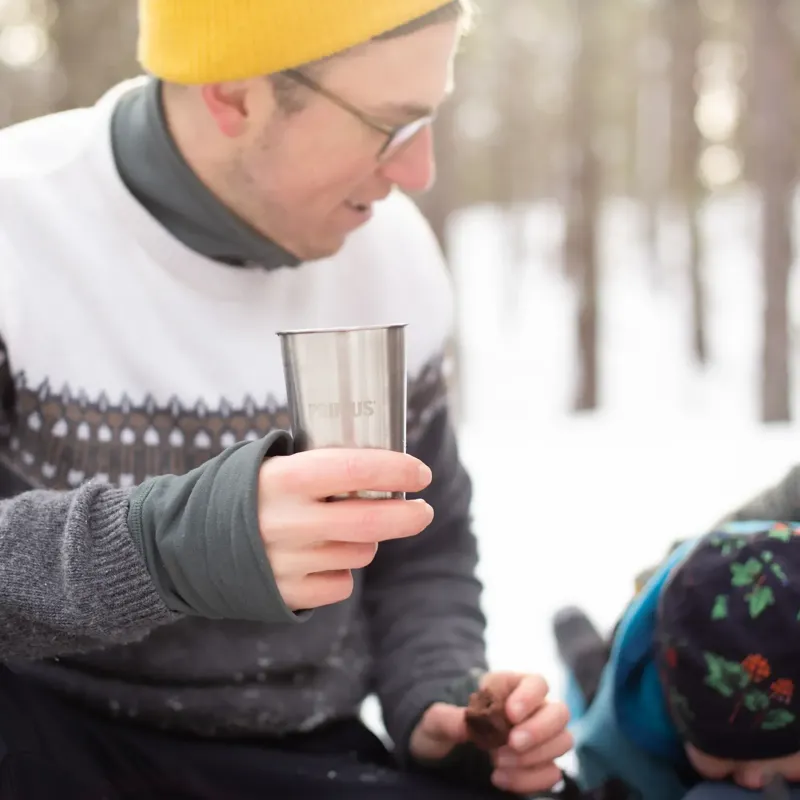 Primus Campfire Single Wall Stainless Steel Drinking Glass Cup - 250ml-2