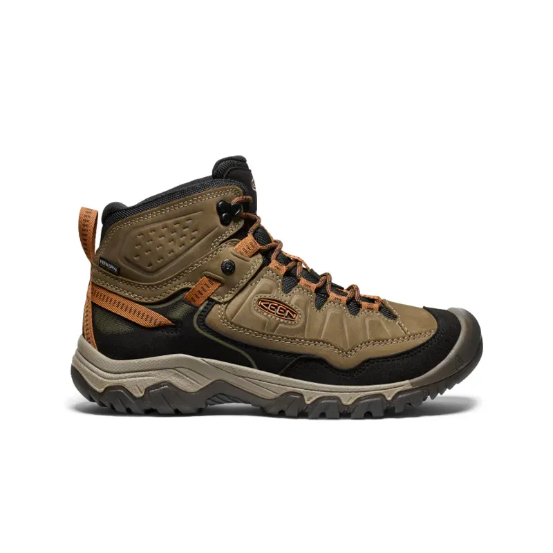 Keen Targhee IV Mid Waterproof Mens Wide Original Fit Walking Boots Sea Turtle/Roasted Pecan-2