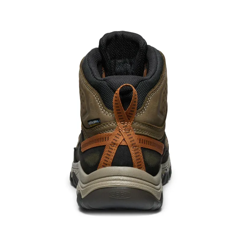 Keen Targhee IV Mid Waterproof Mens Wide Original Fit Walking Boots Sea Turtle/Roasted Pecan-3