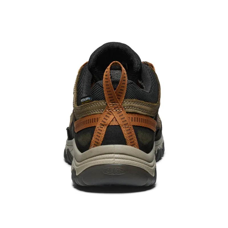 Keen Targhee IV Waterproof Mens Wide Original Fit Walking Shoes Sea Turtle / Roasted Pecan-1