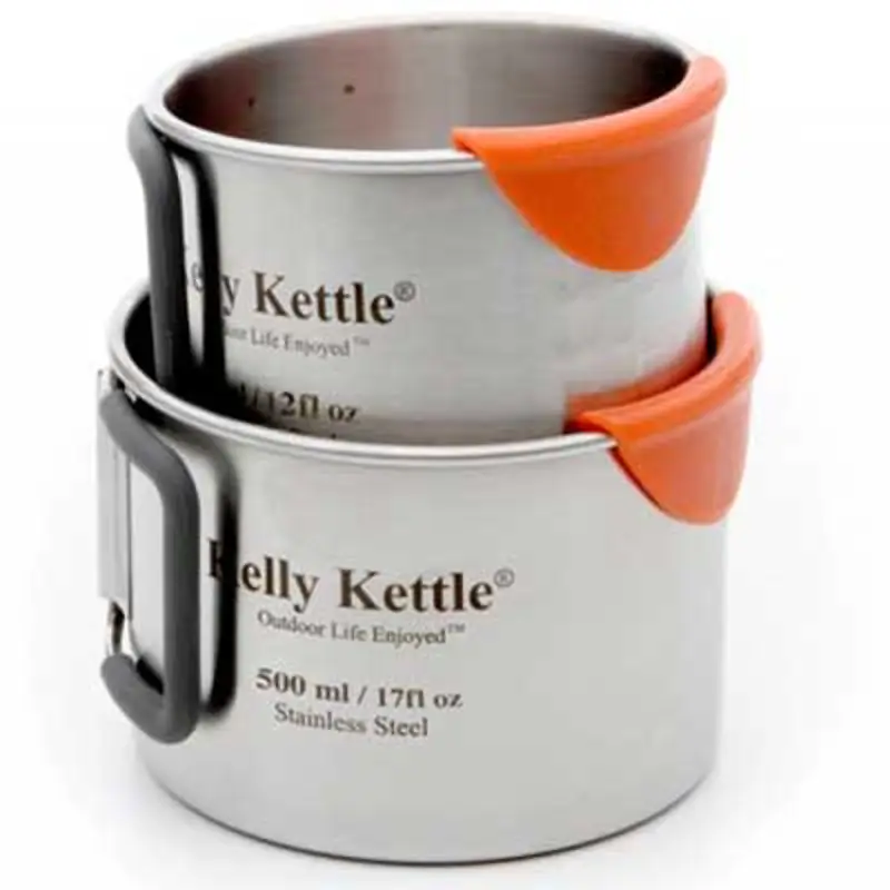 Kelly Kettle Camp Cup Set of Two 350 and 500ml