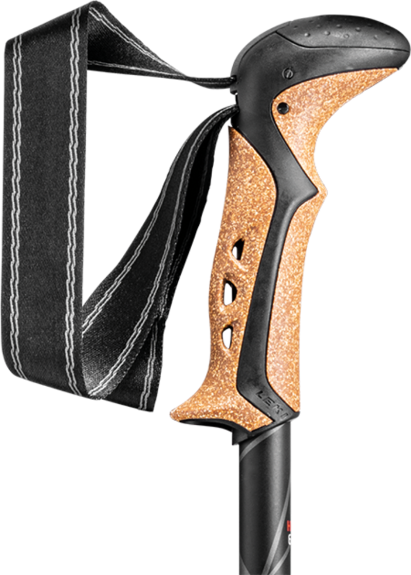 Leki Khumbu Dark Anthracite/White/Bright Red Walking poles - pair-1