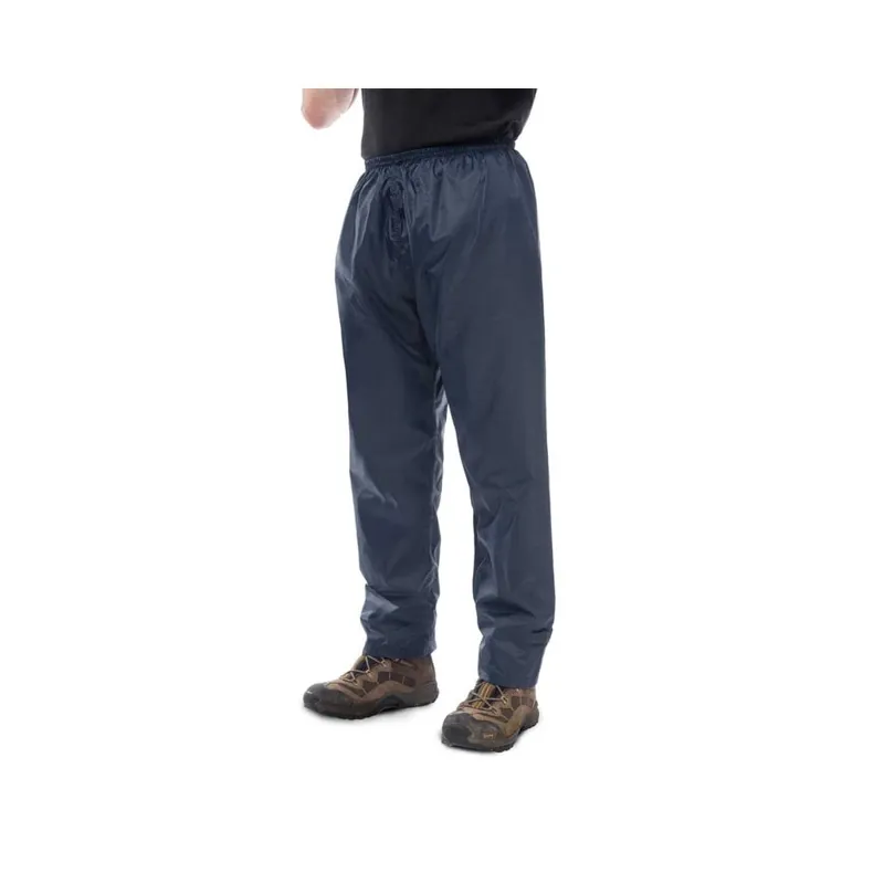 Mac in a Sac Origin Kids Windproof and Waterproof Overtrousers Navy Blue