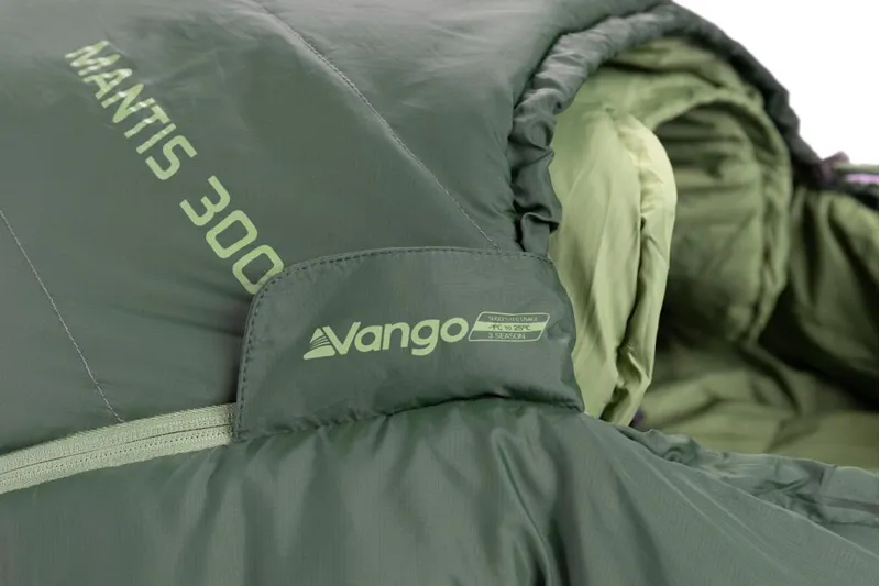 Vango Mantis 300 Sleeping Bag -1C 1.34kg - Pine Green-5