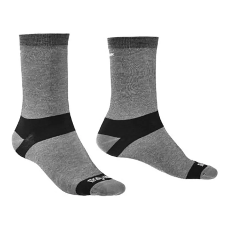 Bridgedale Mens Base Layer Coolmax Liner Grey - 2 Pairs 