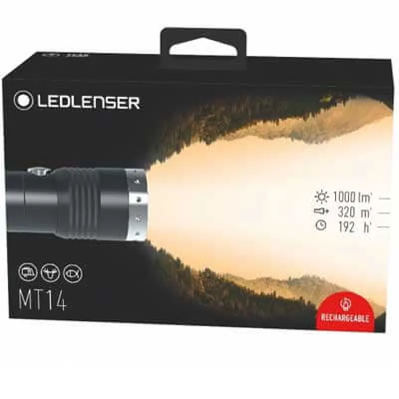 Ledlenser MT14 1000 Lumen Rechargeable Focusable LED Torch-2