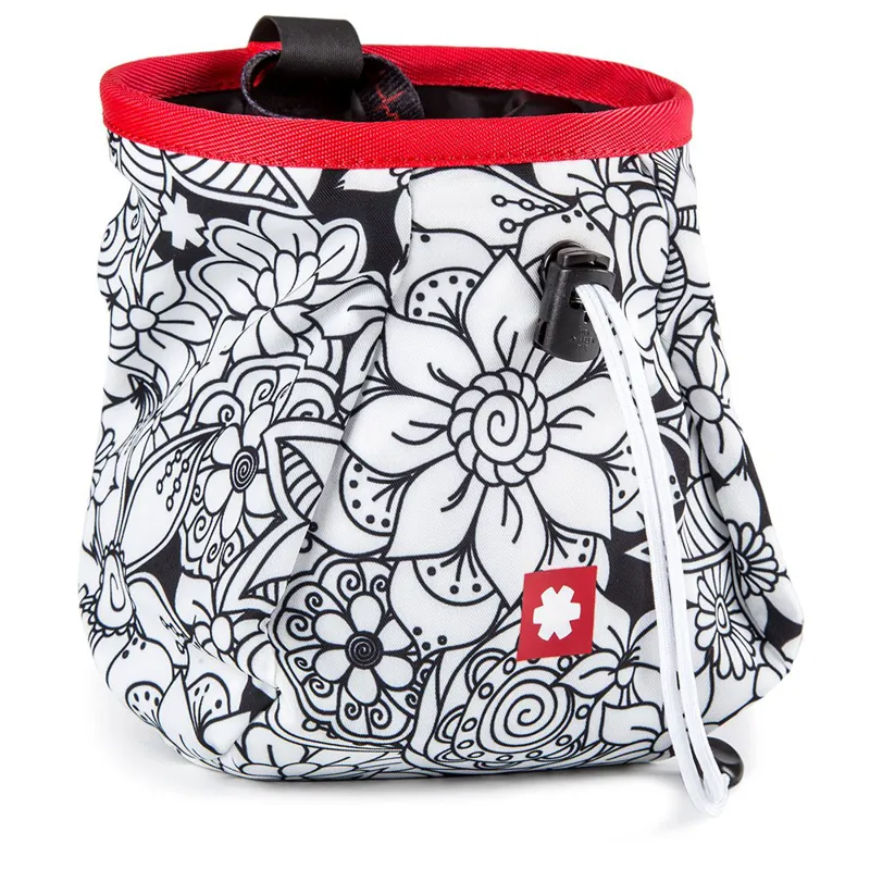 Ocun Lucky Chalk Bag + Belt Flower White