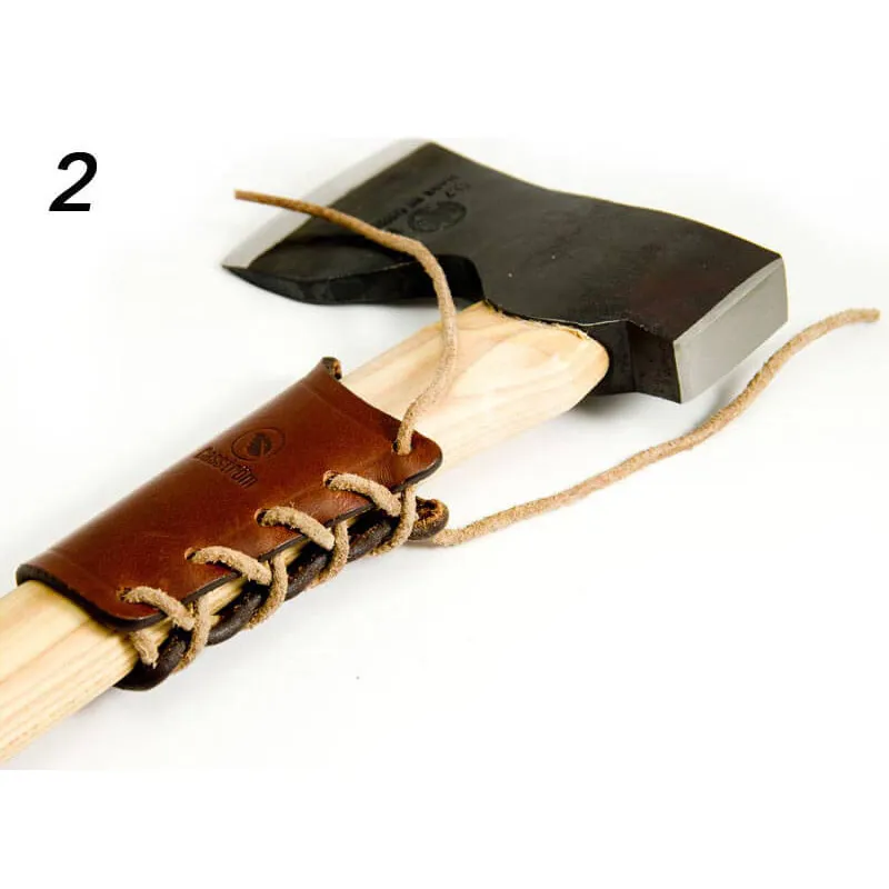 Casstrom Leather Overstrike Axe Collar and Guard-2