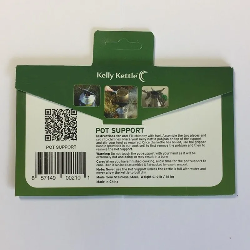 Kelly Kettle Stainless Steel Pot Support and Fire Base-6