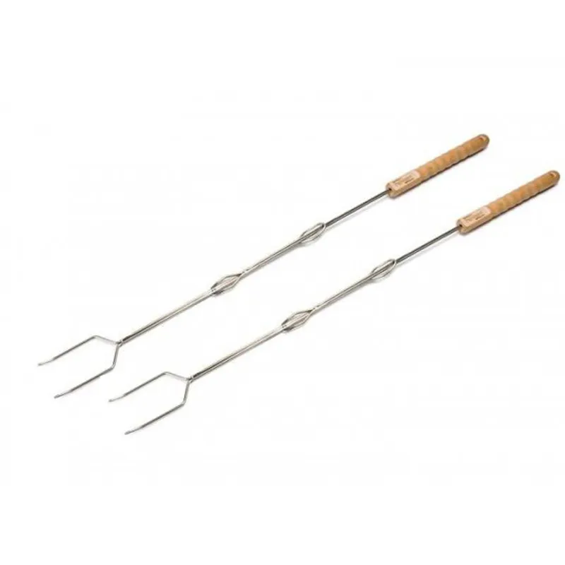 Petromax Campfire Stainless Steel Toasting Fork Skewers - Pack of Two-5