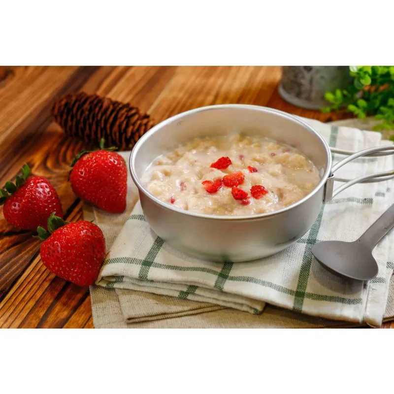 Expedition Foods Freeze Dried Porridge with Strawberries High Energy Breakfast