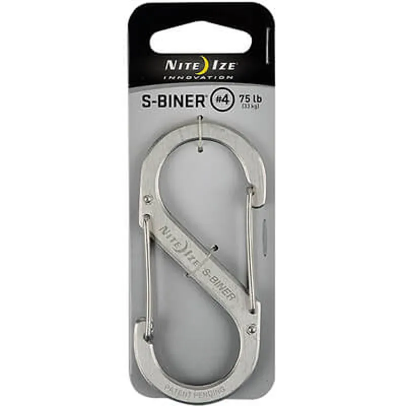 Nite Ize S-Biner no.4 - Stainless Steel