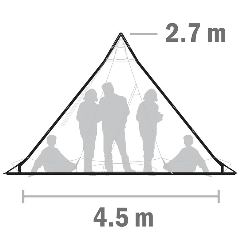 Tentipi Safir 7 CP Tent Cotton Polyester Nordic Tipi Tent-7