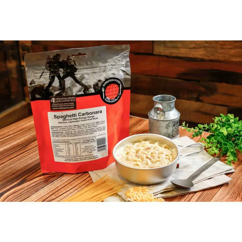 Expedition Foods Freeze Dried - Spaghetti Carbonara - 155g 803 kCal-5