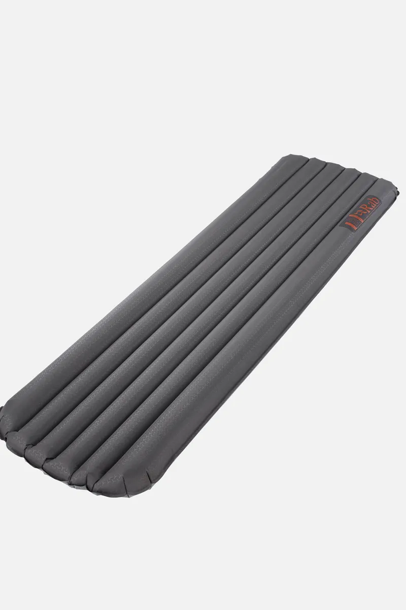 Rab Stratosphere 4 Inflatable Camping Sleeping Mat - Regular - Graphene Grey - 0.695Kg R-Value 3.8-7