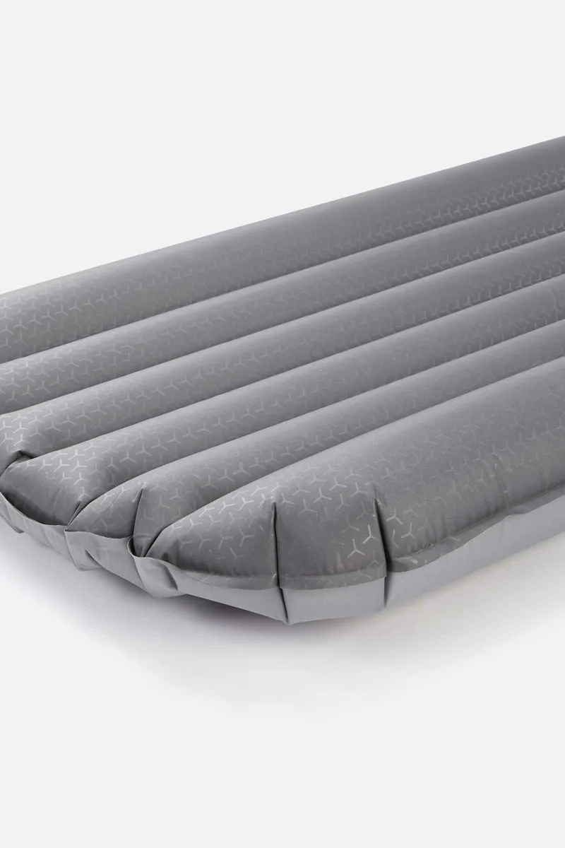 Rab Stratosphere 4 Inflatable Camping Sleeping Mat - Long and Wide - Graphene Grey 0.950Kg R-Value 3.8-7