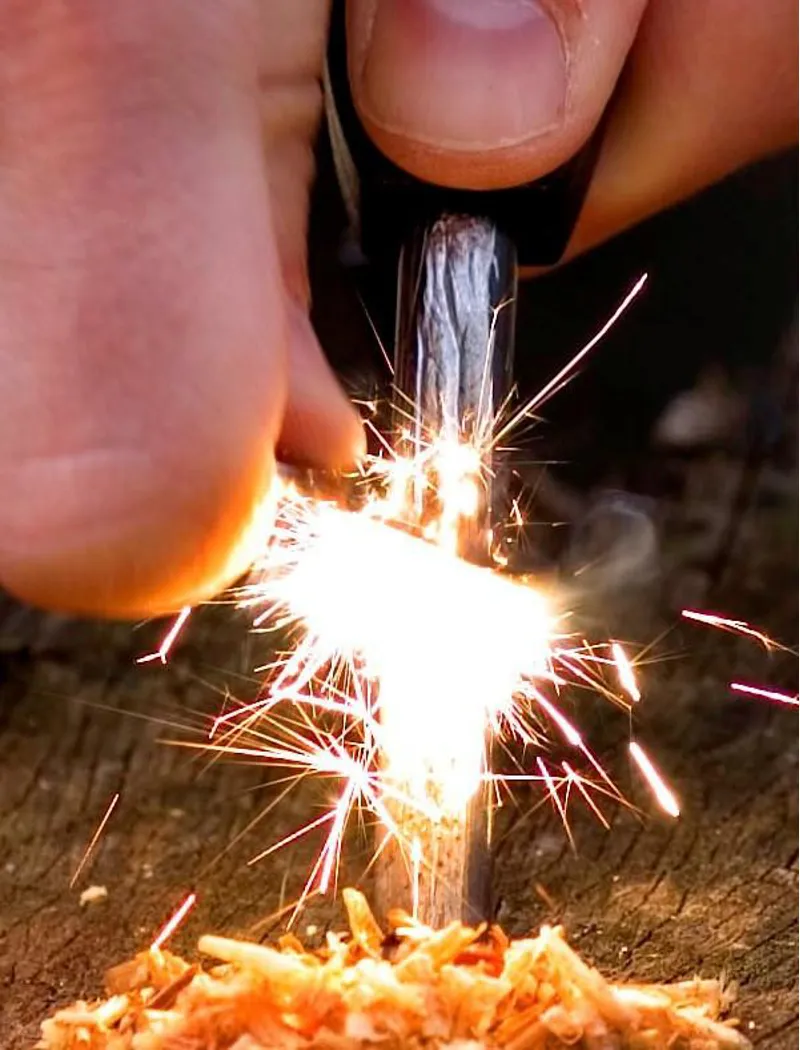 Strikefire Fire Steel Fire Starter - Large 12000 strikes-1