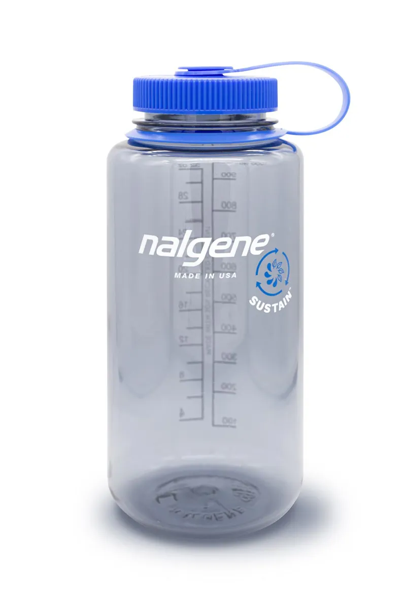 Nalgene Tritan Sustain 1 litre Wide Mouth - Grey