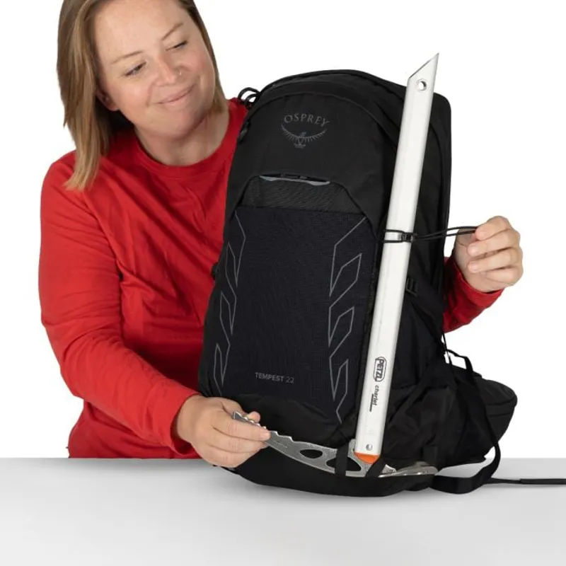 Osprey Tempest 22 Womens Day Pack - Black Coal Extended Fit-7