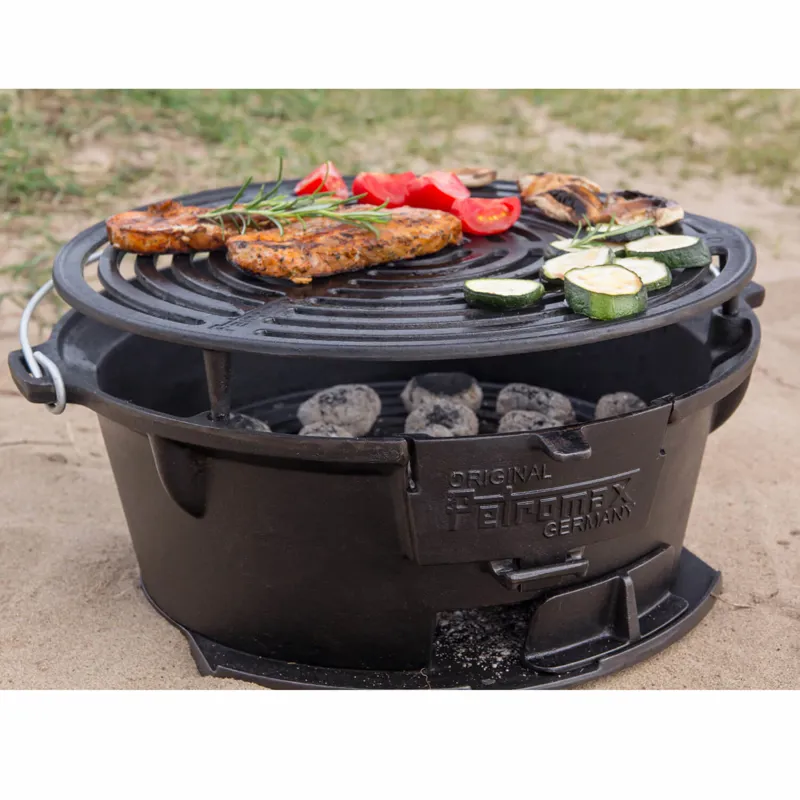 Petromax Campfire Cast Iron Fire Pit BBQ and Grill TG3