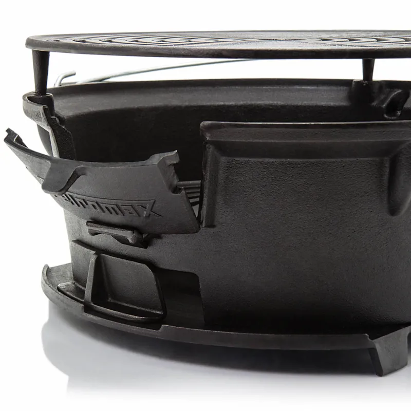 Petromax Campfire Cast Iron Fire Pit BBQ and Grill TG3-1